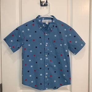 *like new* patriotic Old Navy boys button up